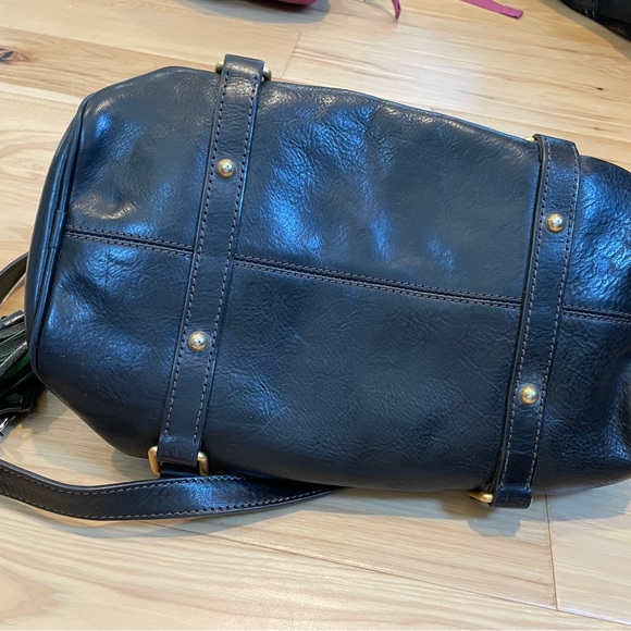 Dooney & Bourke Florentine Leather Satchel Black - Picture 4 of 12